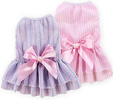 Kutkut Pack of 2 Summer Tutu Dresses for Small Dogs & Cats – Lightweight Striped Princess Outfits for Puppies, Kittens, Chihuahuas, Shih Tzus & More